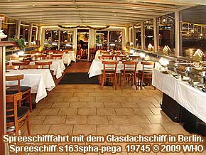 Weihnachtsfeier Spreeschifffahrt in Berlin mit dem Glasdach-Spreeschiff s163spha-peac.